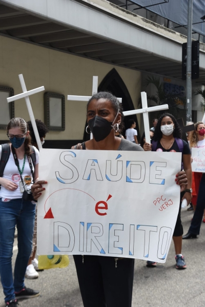 No Dia Mundial da Saúde, trabalhadores vão às ruas no Rio em defesa do SUS e de melhores condições de trabalho