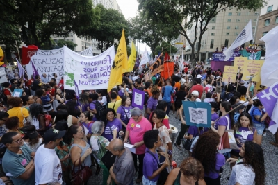Mulheres ocupam a Rio Branco e dizem que é hora de avançar nas lutas por direitos