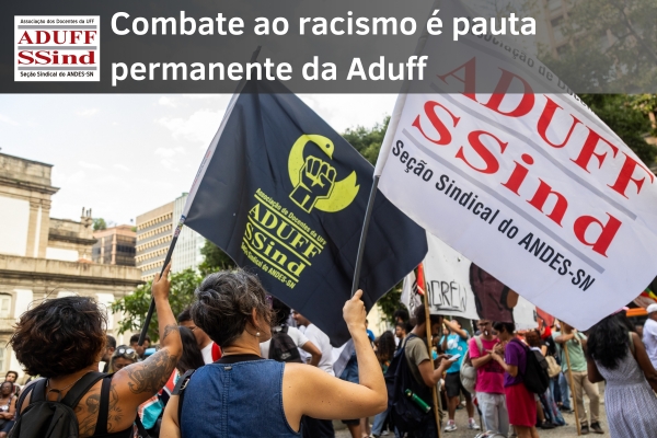Manifestação, no ano passado, no Centro do Rio: luta antirracista nas ruas