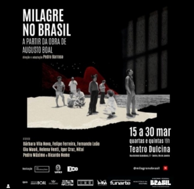 &quot;Milagre no Brasil&quot;, em cartaz no teatro Dulcina até dia 30, denuncia horrores da Ditadura Empresarial Militar