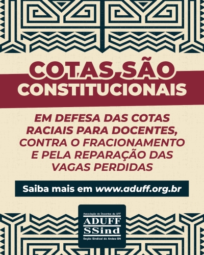 Andes-SN denuncia ataques à política de cotas e defende efetivação das ações afirmativas no serviço público