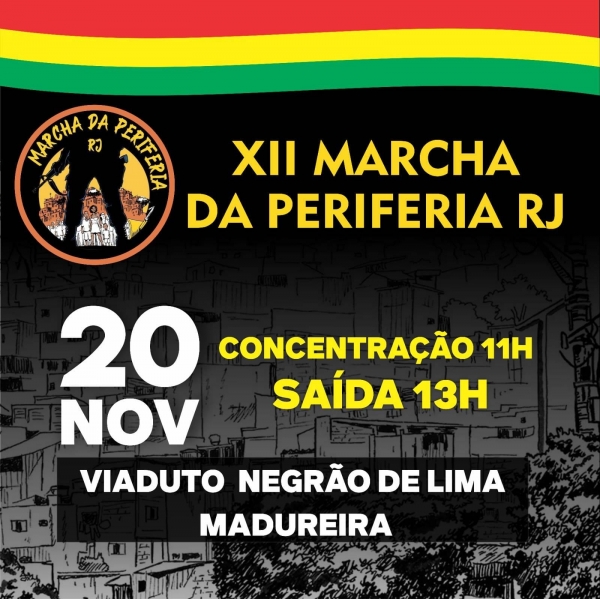 Marcha da Periferia-RJ retorna às ruas de Madureira no Dia da Consciência Negra