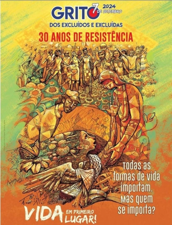 Grito dos Excluídos celebra 30 anos no sábado (07), com questionamento &quot;Todas as formas de vida importam. Mas quem se importa?&quot;