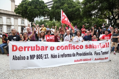 Ato no Rio reafirmou papel ‘das ruas’ na luta contra reforma da previdência e retirada de direitos