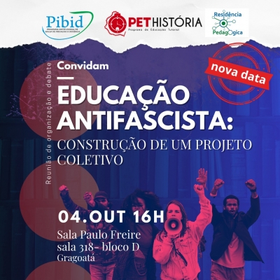 Educação Antifascista: Programas das UFF convidam para 1° reunião nesta quarta (04)