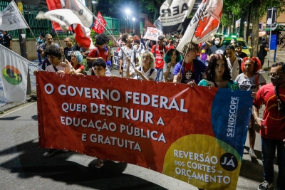 Manifestação percorreu ruas da Tijuca e do Maracanã, na Zona Norte do Rio