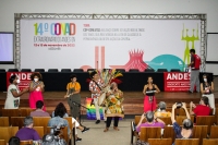 Apresentação cultural na abertura do 14o Conad Extraordinário, em Brasília