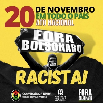 No dia da Consciência Negra (20), protestos vão reafirmar luta antirracista, pedir por direitos e repudiar governo Bolsonaro