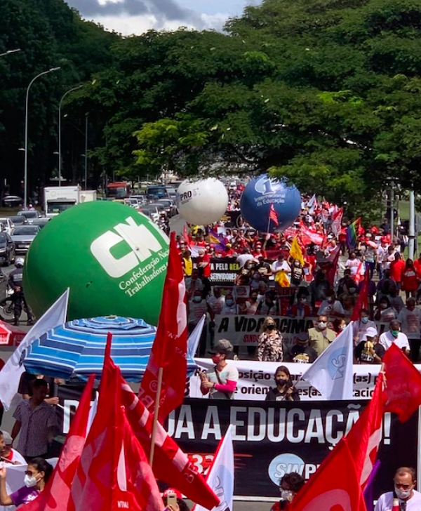 Ato em Brasília no dia 16 de março: maior mobilização da campanha
