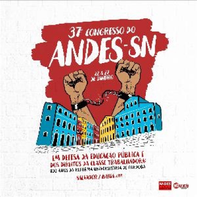 ANDES-SN divulga cartaz de seu 37º Congresso