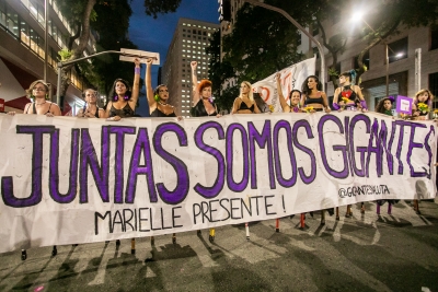 8M | Nas ruas do Rio, mulheres defendem a vida sem medo e o mundo sem fome, opressão e exploração