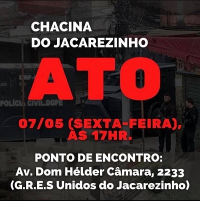 Rio de Janeiro amanheceu com protestos contra a Chacina do Jacarezinho