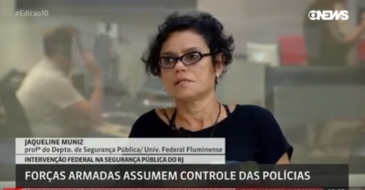 Professora da UFF que expôs na TV visão crítica à intervenção no Rio recebe mensagens de solidariedade