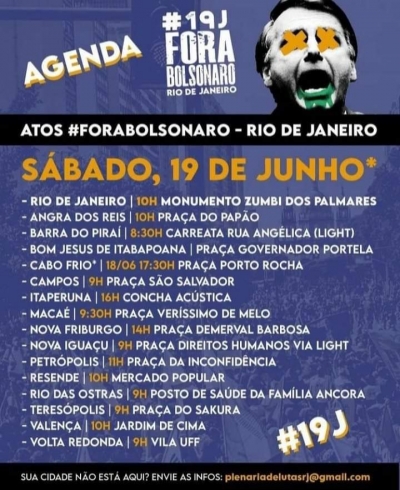 UFF nos atos | Confira horário e local dos atos nas cidades do Estado do Rio em que a UFF está presente
