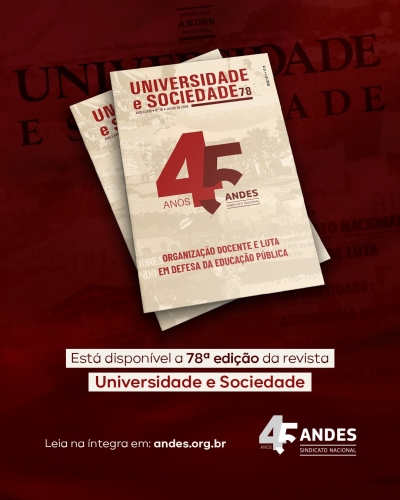 Revista Universidade & Sociedade celebra os 45 anos do Andes-SN e é lançada durante o 69º Conad
