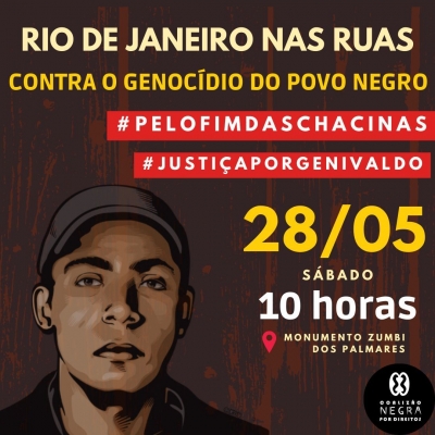 Rio terá ato pelo &#039;fim do genocídio do povo negro&#039;