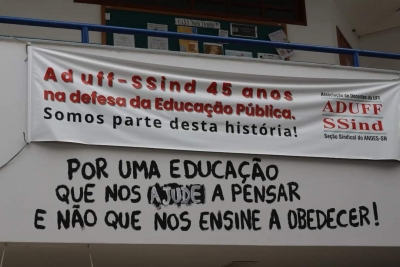 Cerrar fileiras por nenhum voto na extrema-direita! Diretoria da Aduff se posiciona em disputa de 2° turno, em Niterói