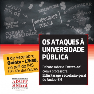 UFF em Rio das Ostras debate &#039;Future-se&#039;