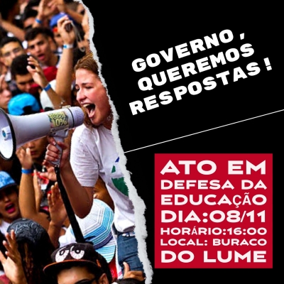 Paralisação na quarta (8) terá ato conjunto em defesa da Educação no Centro do Rio