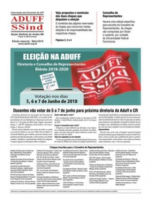 Jornal da Aduff - Junho 2018 - Especial Eleição