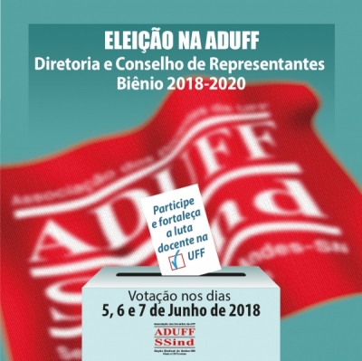 Eleições da ADUFF: Apuração está prevista para às 13h, na sede da Aduff