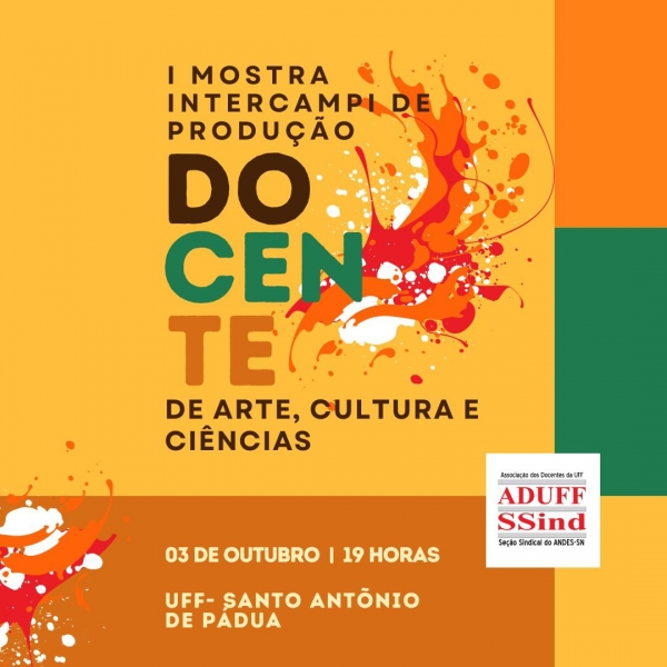 Mostra Intercampi de Produção Docente de Arte, Ciência e Cultura acontecerá na UFF em Pádua, dia 3, com exibição da peça &quot;Minha Casa&quot;