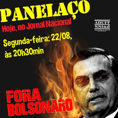 PANELAÇO | Sociedade civil convoca panelaço para esta segunda (22), durante entrevista de Bolsonaro no JN