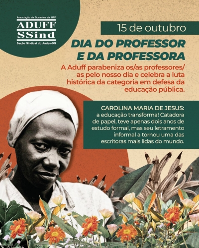 15 de outubro - Dia do professor e da professora