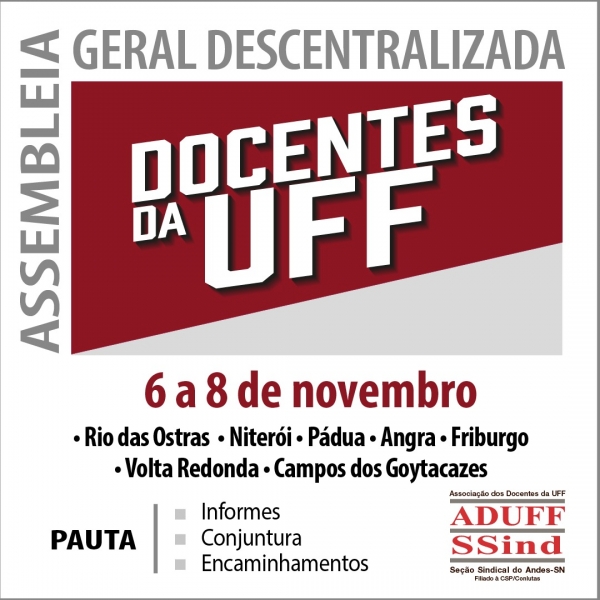 Após feriado, docentes da UFF realizam nova rodada da assembleia descentralizada