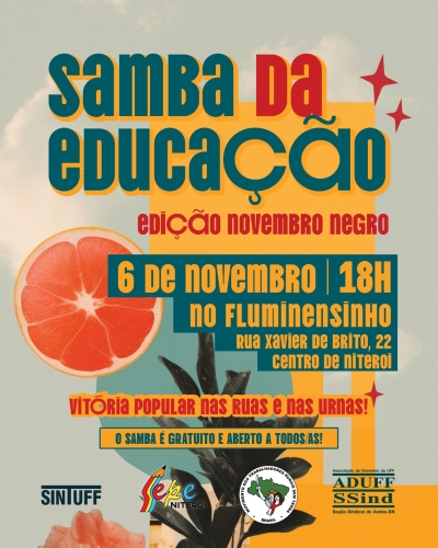 Aduff convida para o Samba da Educação – Edição Novembro Negro