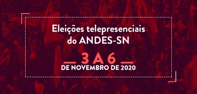 Eleições ANDES-SN 2020/2022: Saiba como será o processo de votação