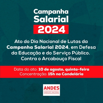 Luta salarial dos servidores e em defesa da Educação pública terá dia de protestos no Rio na quinta (10)