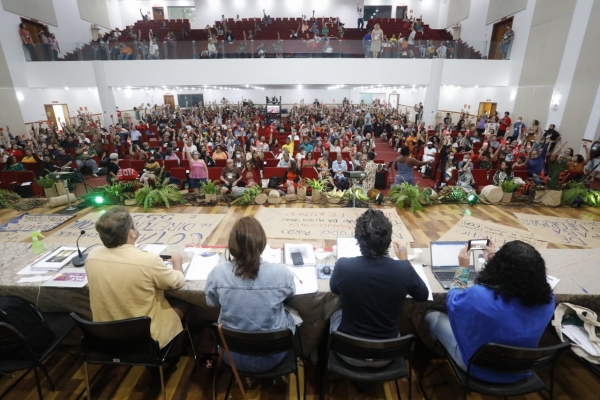 Momento da votação pela desfiliação do Andes-SN da CSP-Conlutas