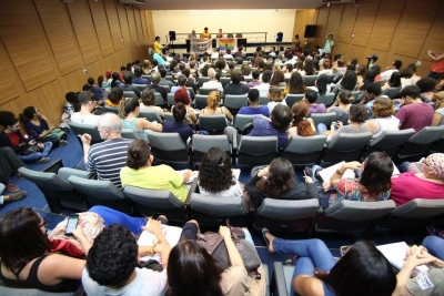 Lançamento da Frente Escola Sem Mordaça, em Niterói - atividade ocorrida na UFF, em 2016