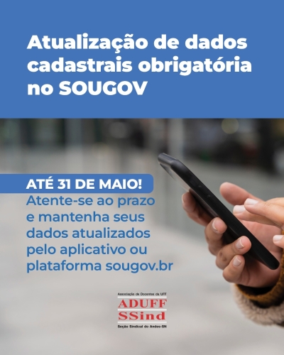 Atualização cadastral anual de servidores e servidoras federais deve ser feita até 31 de maio