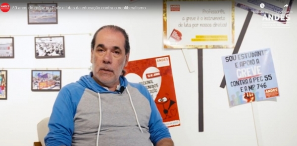Andes-SN se solidariza com docentes grevistas no Chile e condena o golpe que, h&aacute; 50 anos, derrubou Salvador Allende