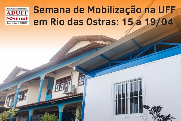 UFF em Rio das Ostras realiza semana de mobilização para construção da greve docente
