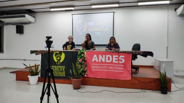 Em lançamento de campanha antirracista, Aduff defende diversidade e &quot;empretecimento&quot; da Universidade