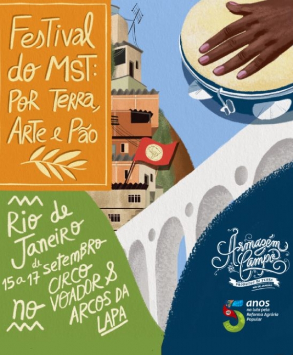 Rio recebe Festival cultural do MST 'por terra, arte e p&atilde;o' neste fim de semana