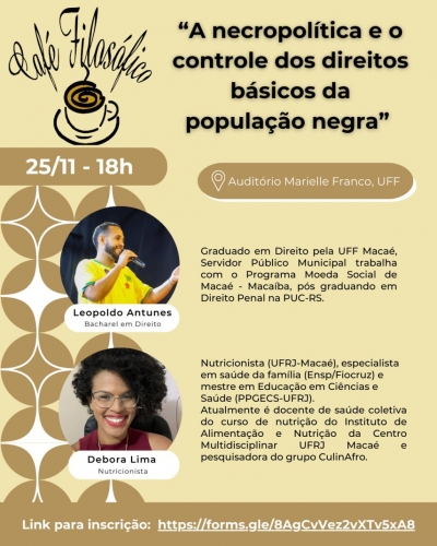 No dia 25, UFF em Macaé debate 